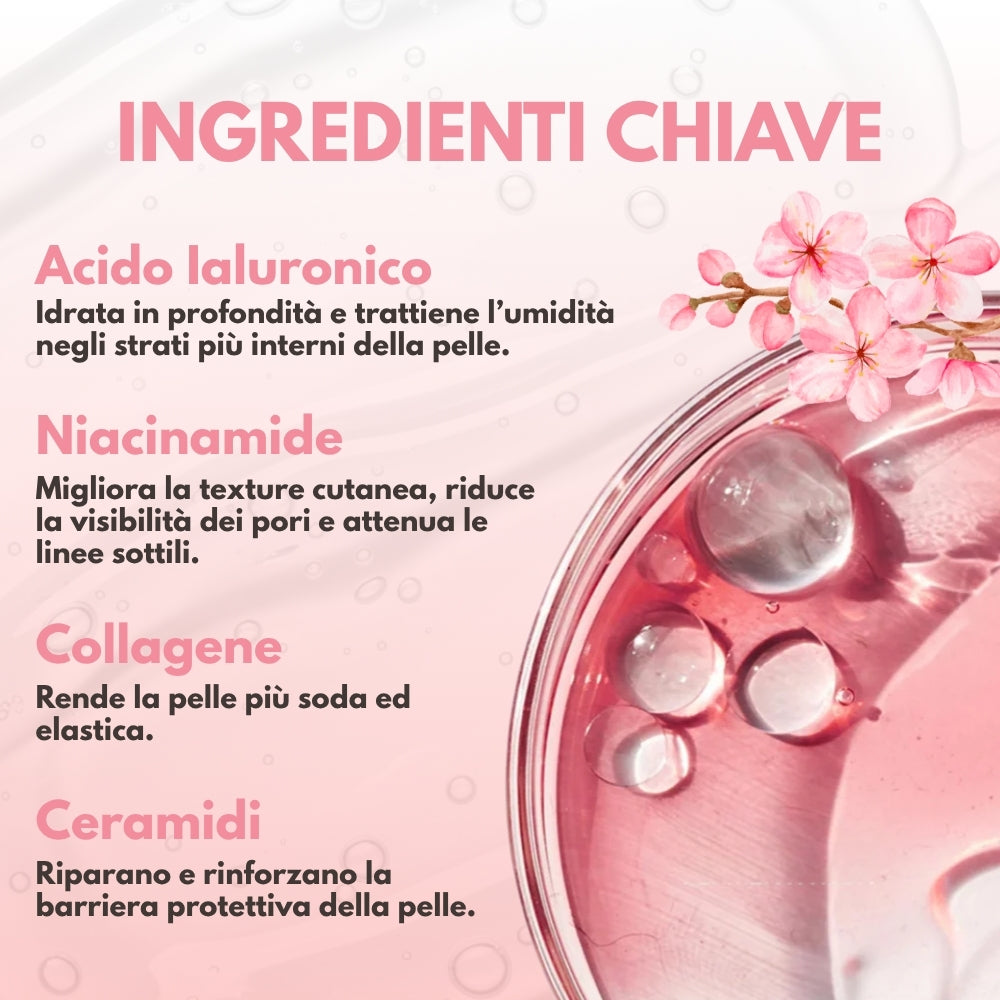 Maschera Notturna Avvolgente al Collagene