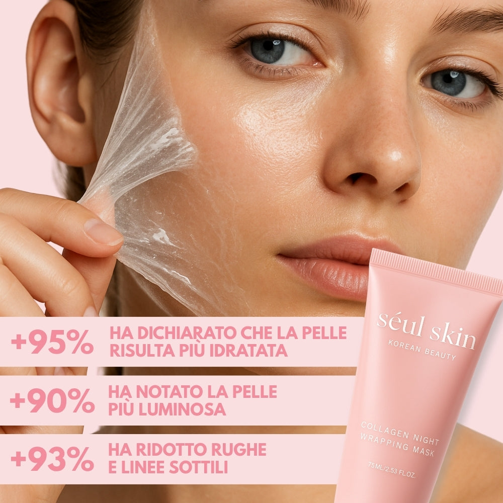 Maschera Notturna Avvolgente al Collagene