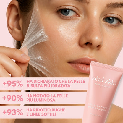 Maschera Notturna Avvolgente al Collagene