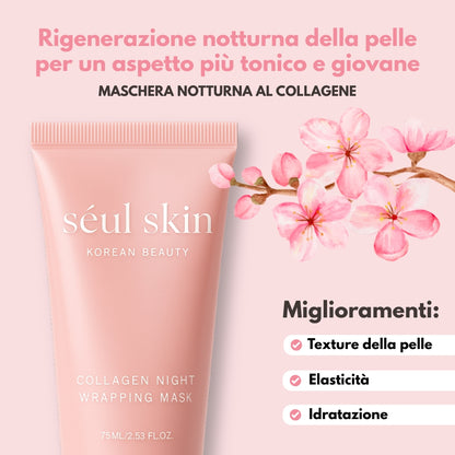 Maschera Notturna Avvolgente al Collagene