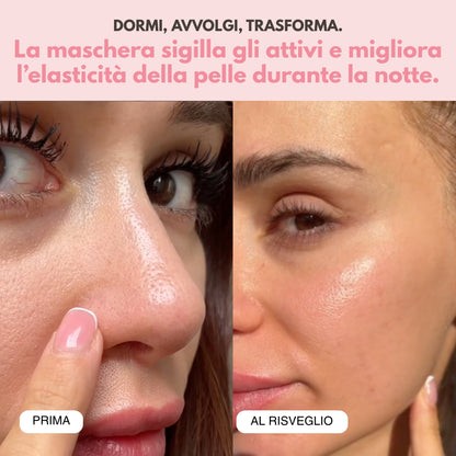 Maschera Notturna Avvolgente al Collagene